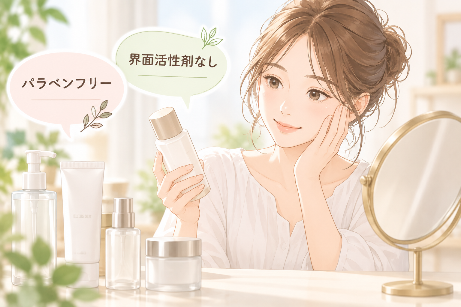 肌の常在菌と化粧品の防腐剤・界面活性剤の関係
